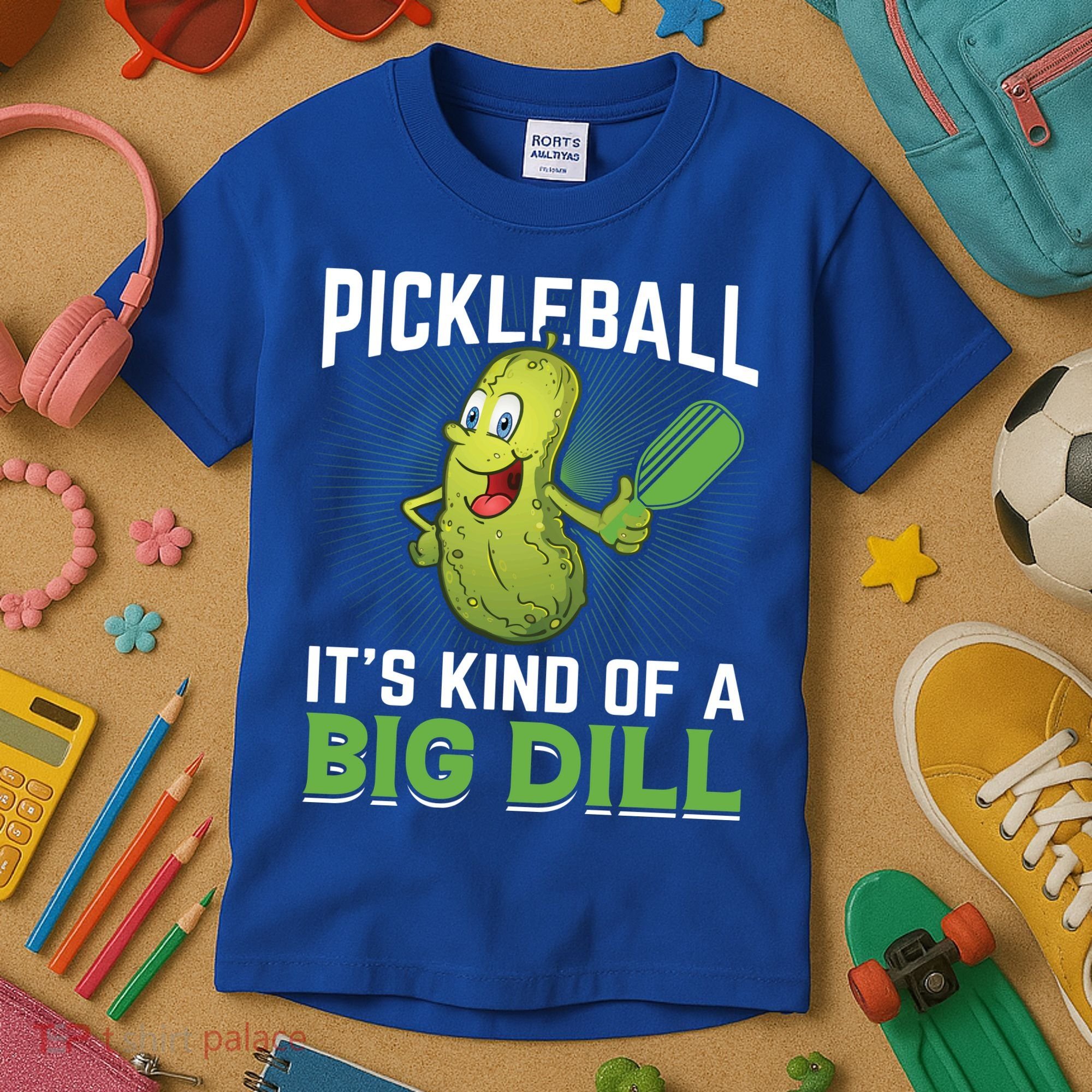 Pickleball It's Kind Of Big Dill Kids T-Shirt