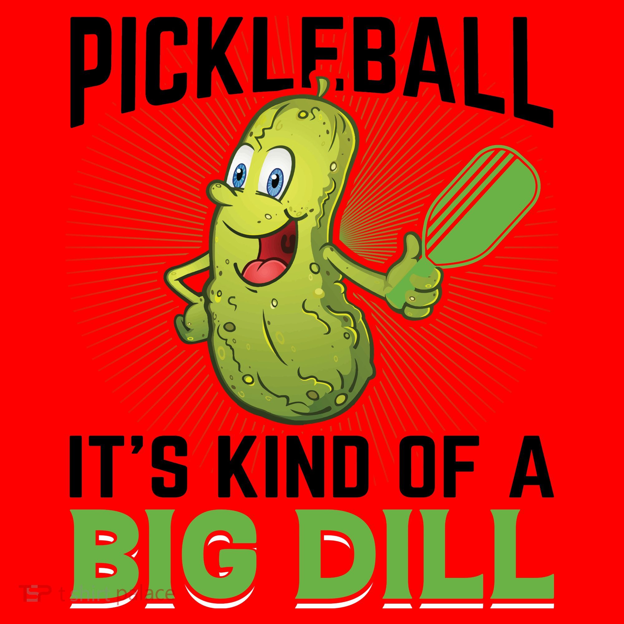 Pickleball It's Kind Of Big Dill Santa Hat