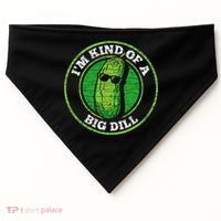 Pickle IM Kind Of A Big Dill USA-Made Doggie Bandana thumb 0