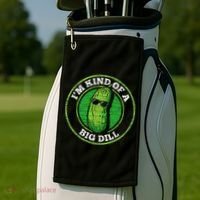 Pickle IM Kind Of A Big Dill Golf Towel thumb 2