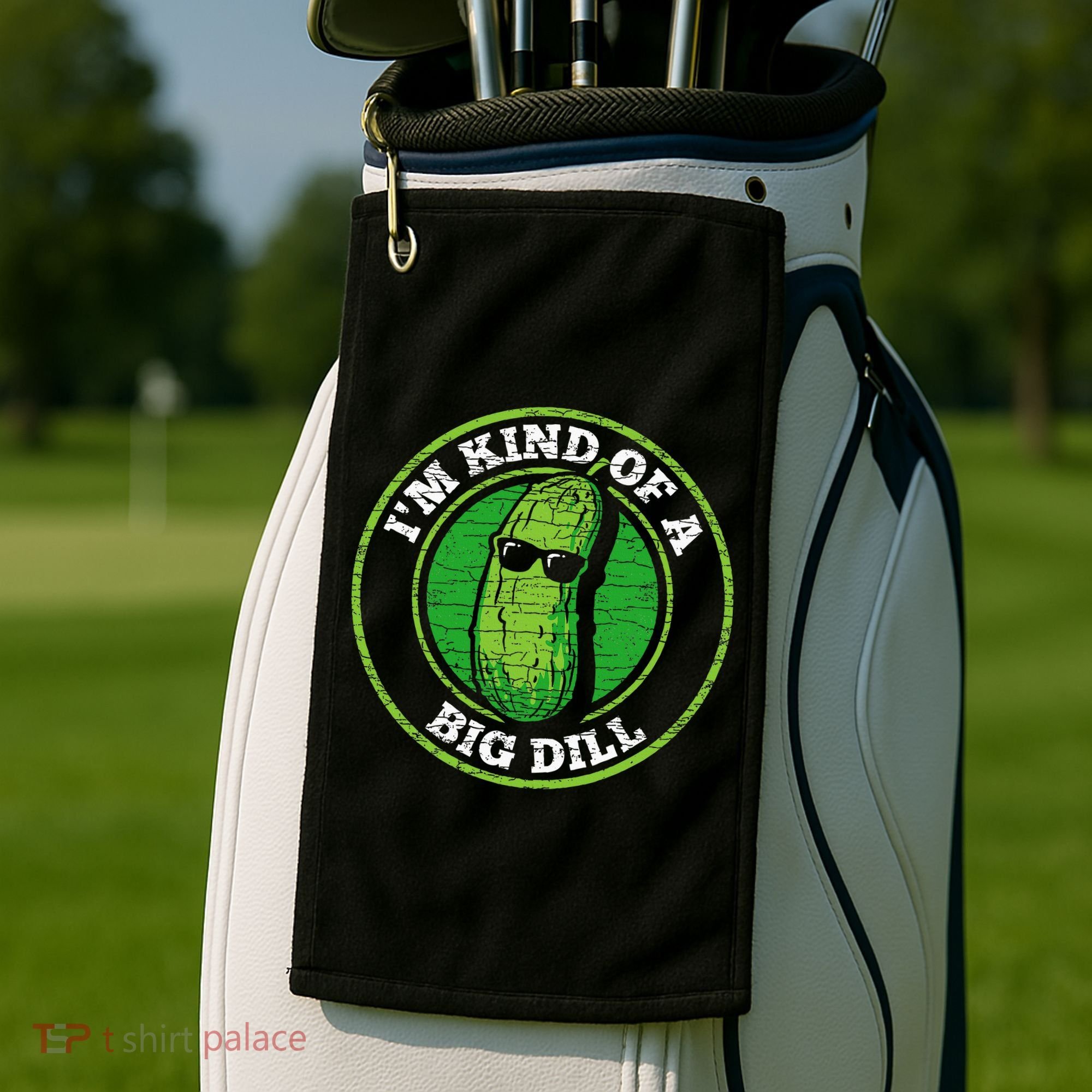 Pickle IM Kind Of A Big Dill Golf Towel