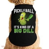 Pickleball It's Kind Of The Big Dill Doggie Tank thumb 0