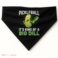 Pickleball It's Kind Of The Big Dill USA-Made Doggie Bandana thumb 0