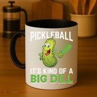 Pickleball It's Kind Of The Big Dill Coffee Mug thumb 4