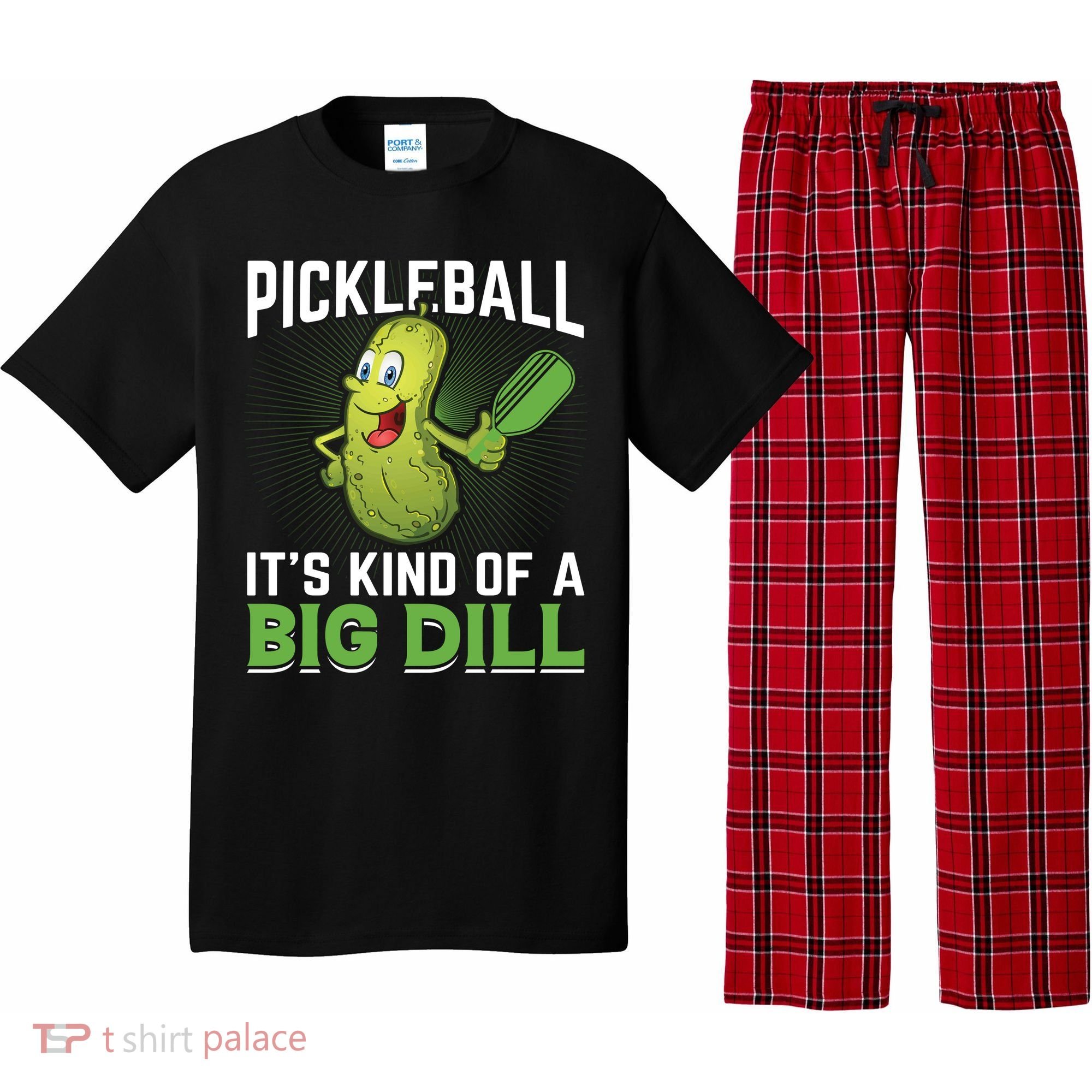 Pickleball It's Kind Of The Big Dill Pajama Set