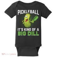 Pickleball It's Kind Of The Big Dill Baby Bodysuit thumb 0