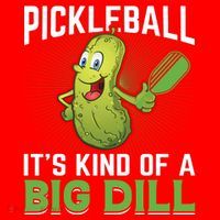 Pickleball It's Kind Of The Big Dill Santa Hat thumb 1