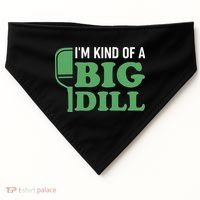 Pickleball I'm Kind of a Big Dill USA-Made Doggie Bandana thumb 0