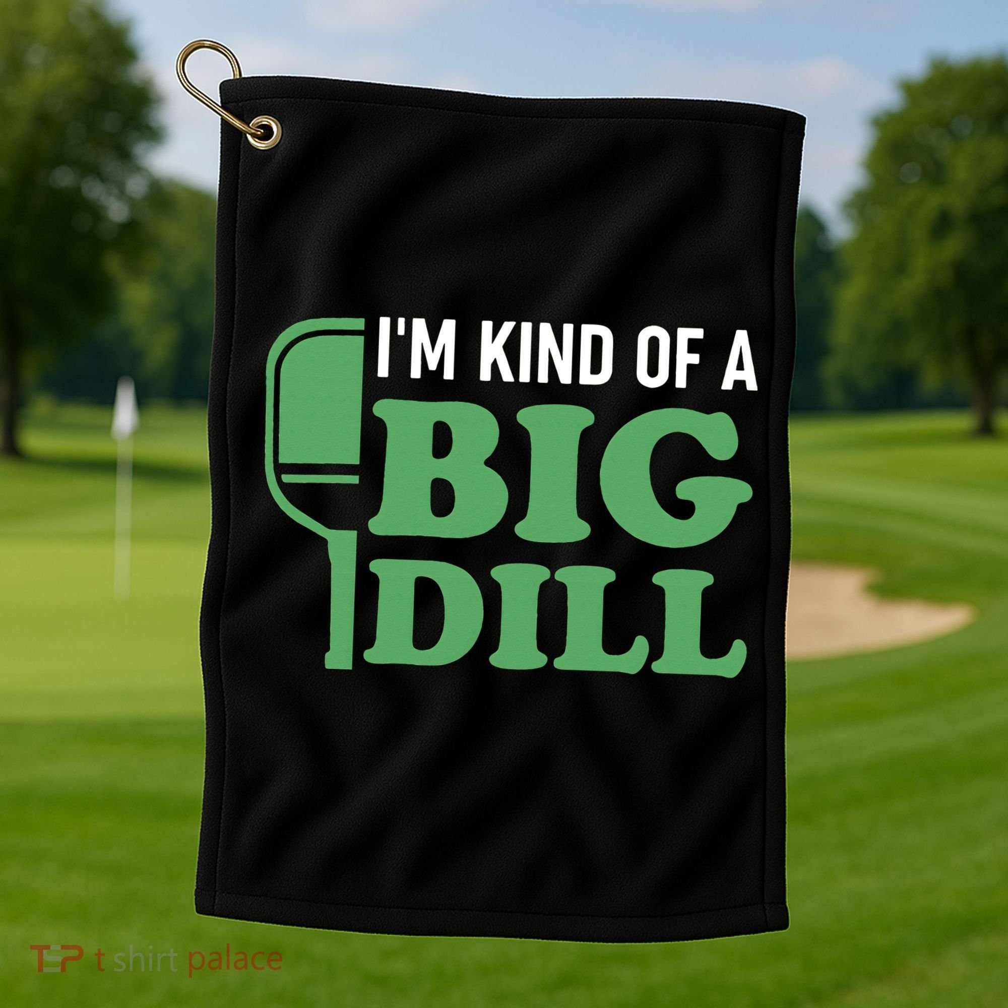 Pickleball I'm Kind of a Big Dill Golf Towel