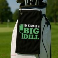 Pickleball I'm Kind of a Big Dill Golf Towel thumb 2