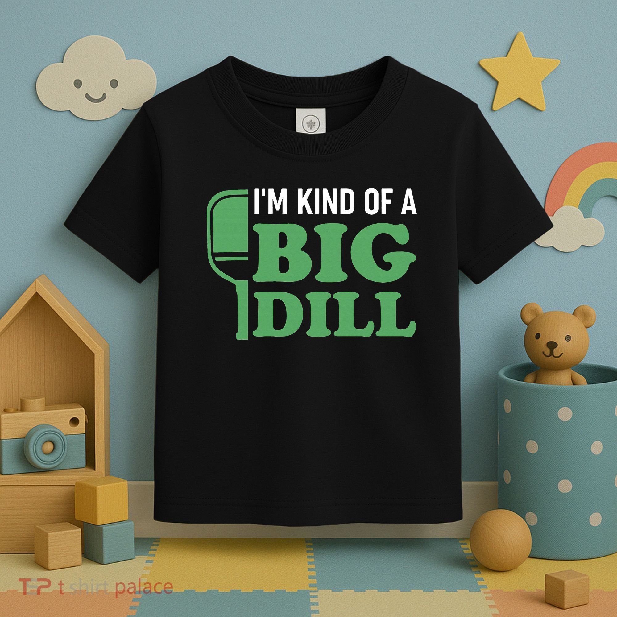 Pickleball I'm Kind of a Big Dill Toddler T-Shirt