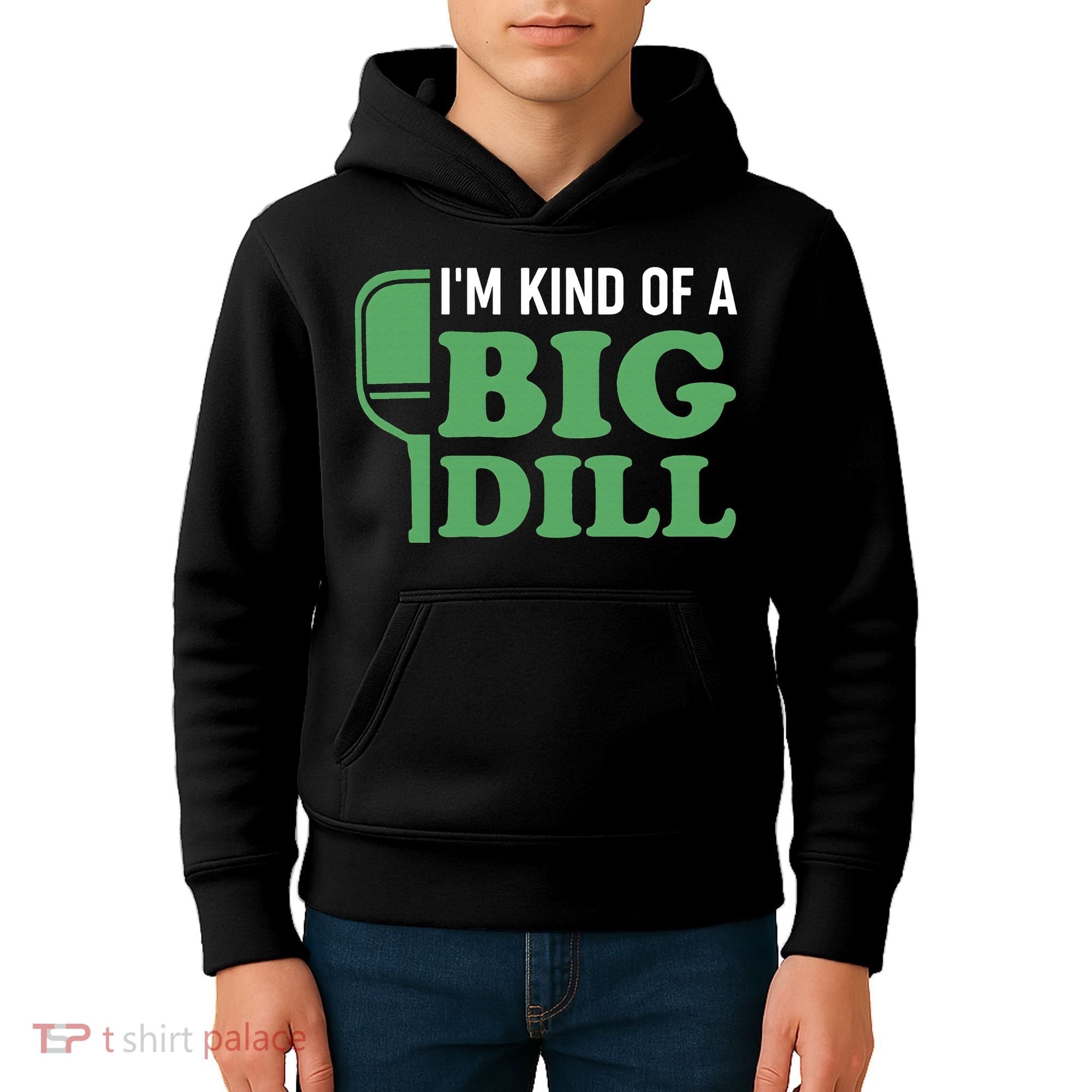 Pickleball I'm Kind of a Big Dill Kids Hoodie