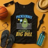 Pickleball ItS Kind Of A Big Dill Tank Top thumb 4