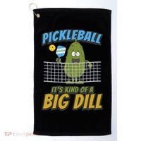 Pickleball ItS Kind Of A Big Dill Golf Towel thumb 0