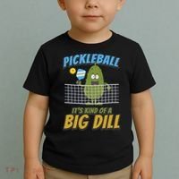 Pickleball ItS Kind Of A Big Dill Toddler T-Shirt thumb 2