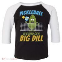 Pickleball ItS Kind Of A Big Dill Toddler Fine Jersey T-Shirt thumb 0