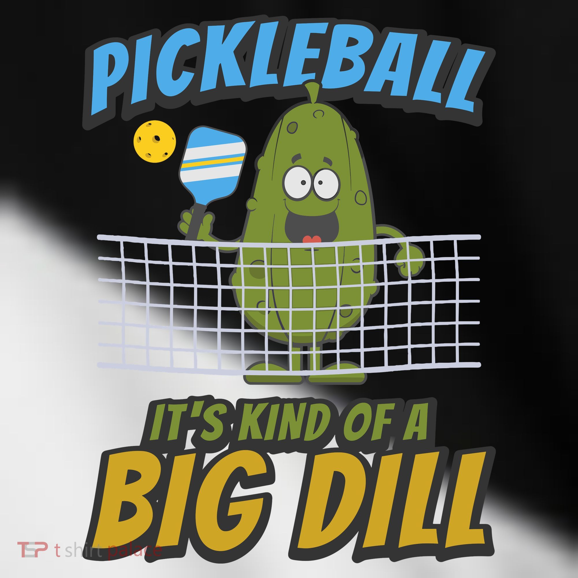 Pickleball ItS Kind Of A Big Dill Toddler Fine Jersey T-Shirt