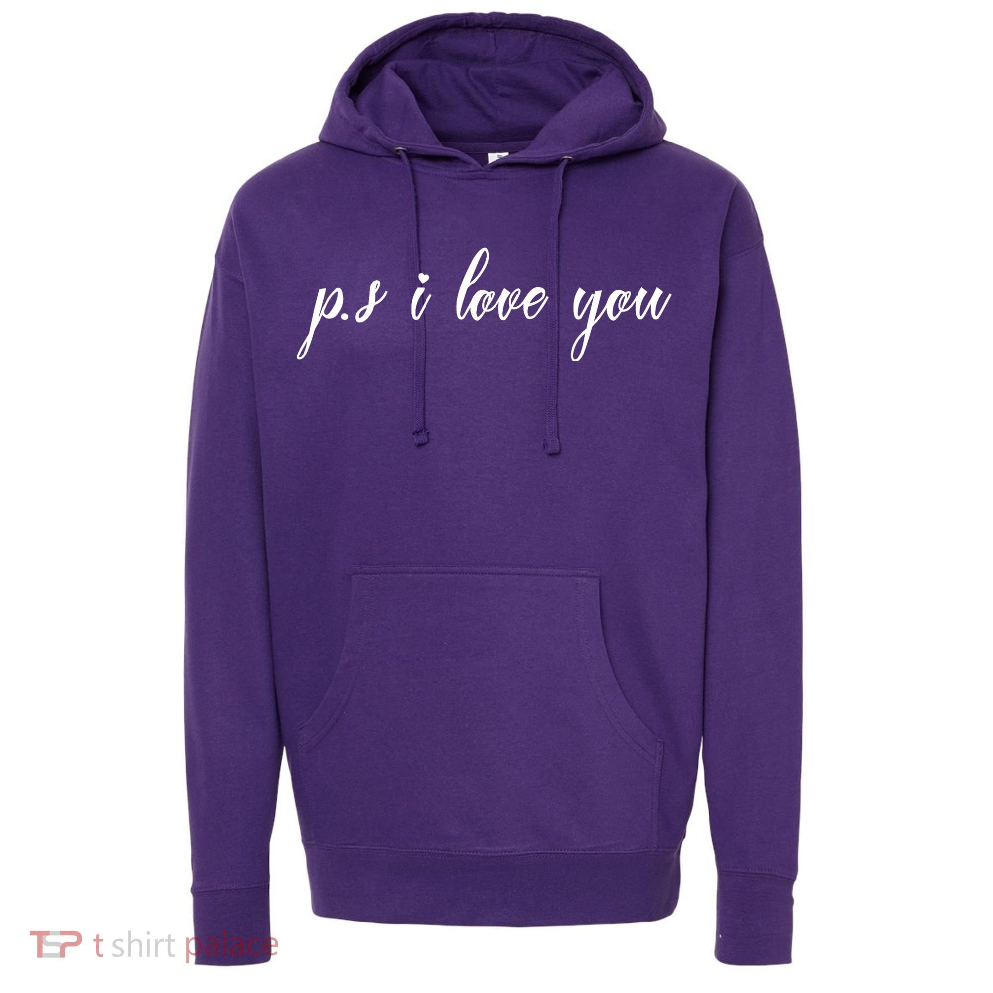 Ps I Love You Day Purple Hoodie