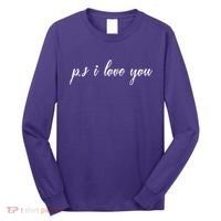 Ps I Love You Day Purple Long Sleeve Shirt thumb 0