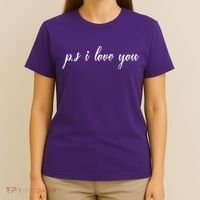 Ps I Love You Day Purple T-Shirt thumb 4