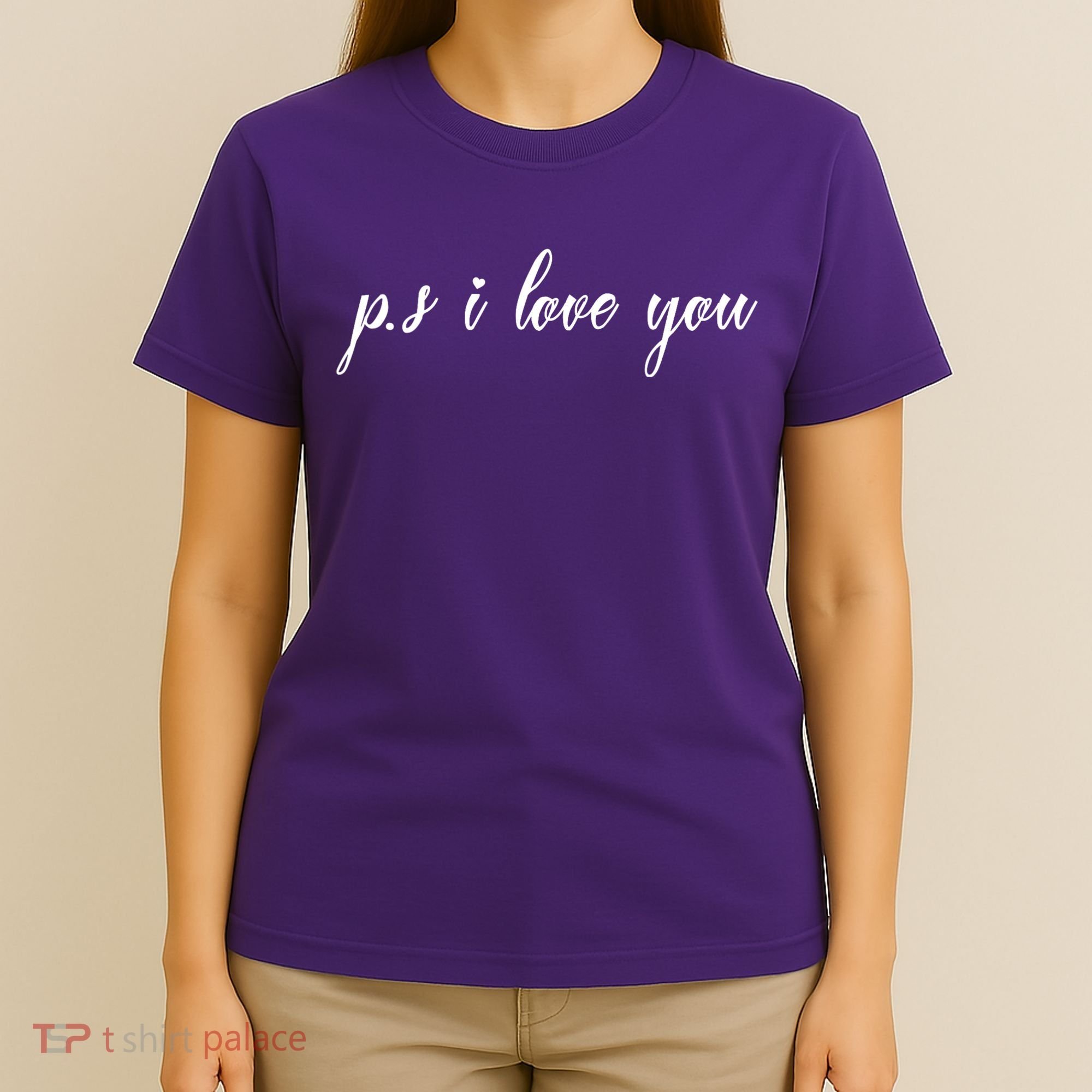 Ps I Love You Day Purple T-Shirt