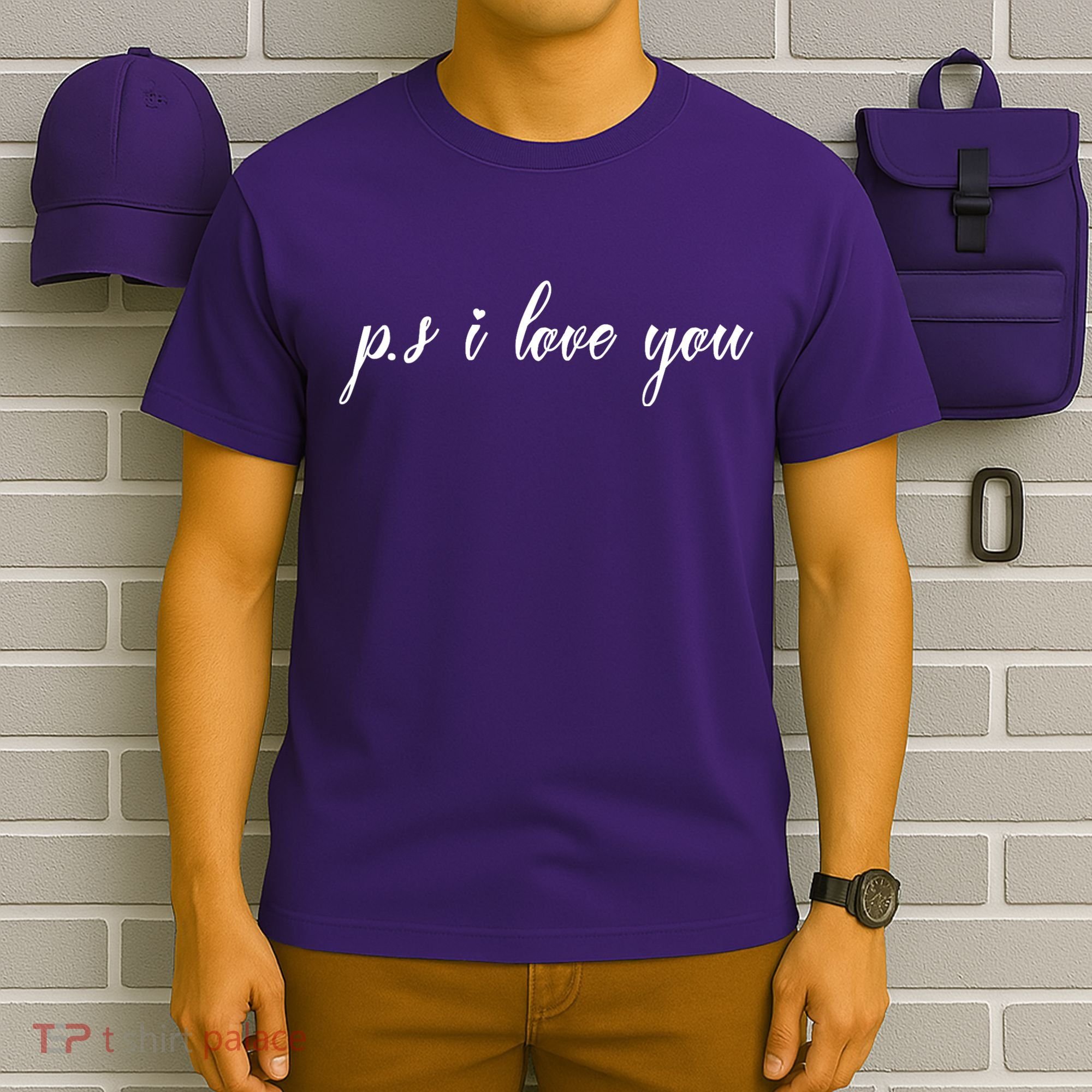 Ps I Love You Day Purple T-Shirt
