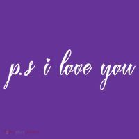Ps I Love You Day Purple Mousepad thumb 1