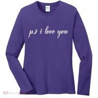 Ps I Love You Day Purple Women's Long Sleeve Shirt thumb 0