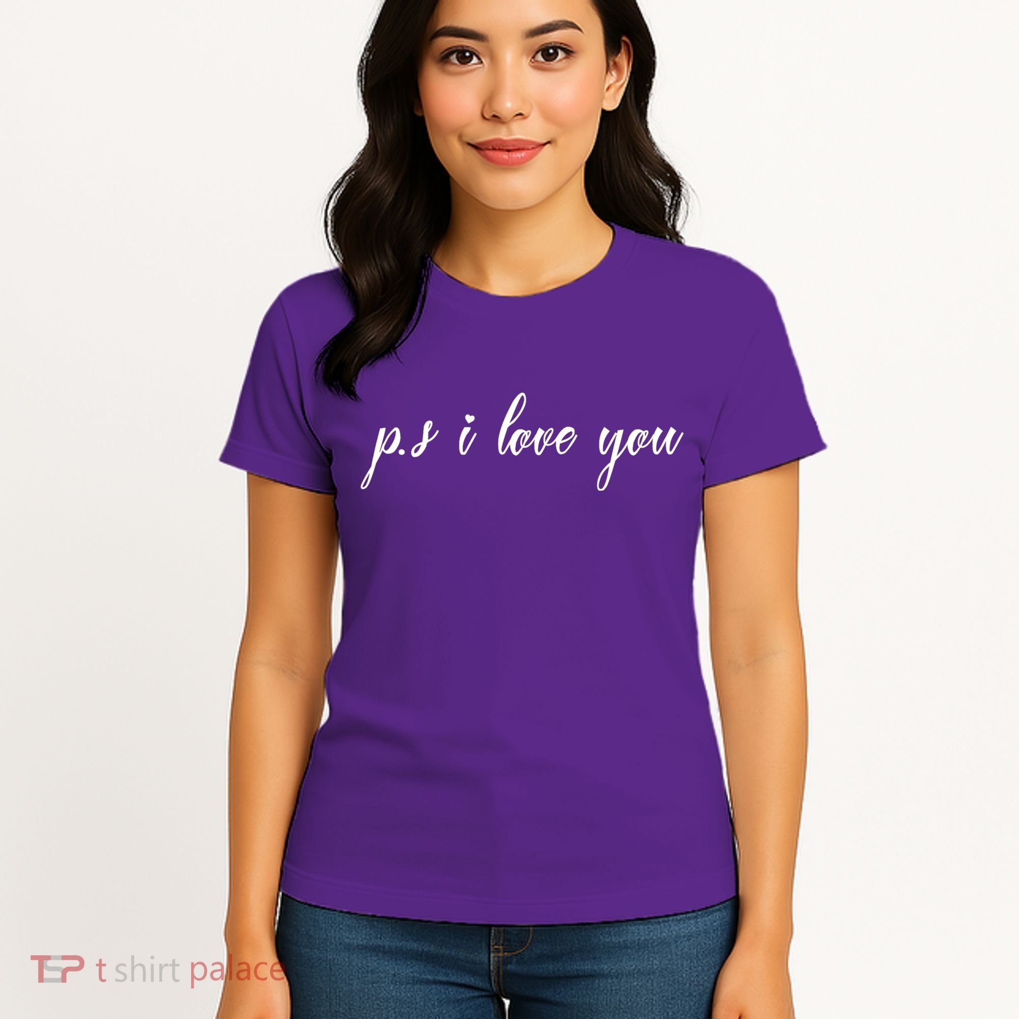 Ps I Love You Day Purple Women's T-Shirt