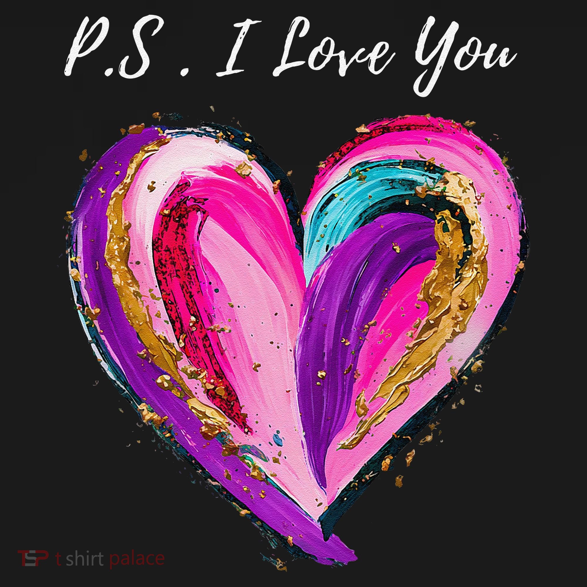 Ps I Love You Day ValentineS Day Purple Heart Pajama Set