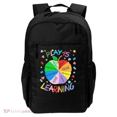 Play Is Learning Special Education Autism Awareness Pride Backpack