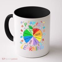 Play Is Learning Special Education Autism Awareness Pride Coffee Mug thumb 0