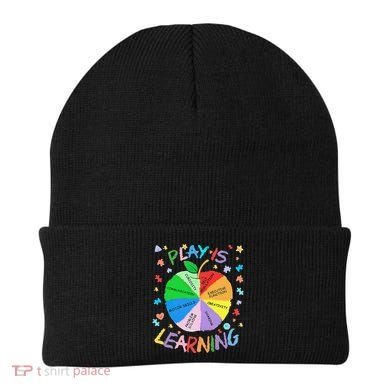 Play Is Learning Special Education Autism Awareness Pride Beanie