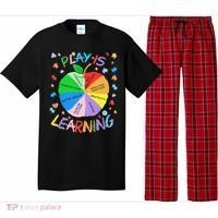 Play Is Learning Special Education Autism Awareness Pride Pajama Set thumb 0