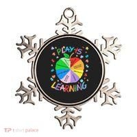 Play Is Learning Special Education Autism Awareness Pride Ornament thumb 0