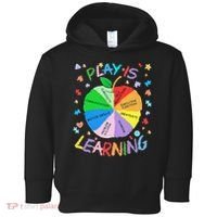 Play Is Learning Special Education Autism Awareness Pride Toddler Hoodie thumb 0