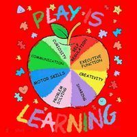 Play Is Learning Special Education Autism Awareness Pride Santa Hat thumb 1