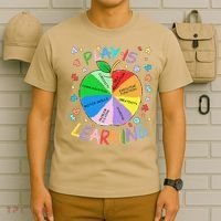 Play Is Learning Special Education Autism Awareness Pride T-Shirt thumb 6