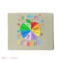 Play Is Learning Special Education Autism Awareness Pride Mousepad thumb 0