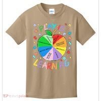 Play Is Learning Special Education Autism Awareness Pride Kids T-Shirt thumb 0