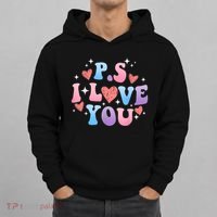 Ps I Love You Day ValentineS Day Purple Heart Women Hoodie thumb 0