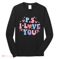 Ps I Love You Day ValentineS Day Purple Heart Women Long Sleeve Shirt thumb 0