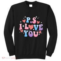Ps I Love You Day ValentineS Day Purple Heart Women Sweatshirt thumb 0
