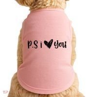 Ps I Love You Cute Gift Doggie Tank thumb 0