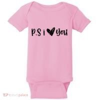 Ps I Love You Cute Gift Baby Bodysuit thumb 0