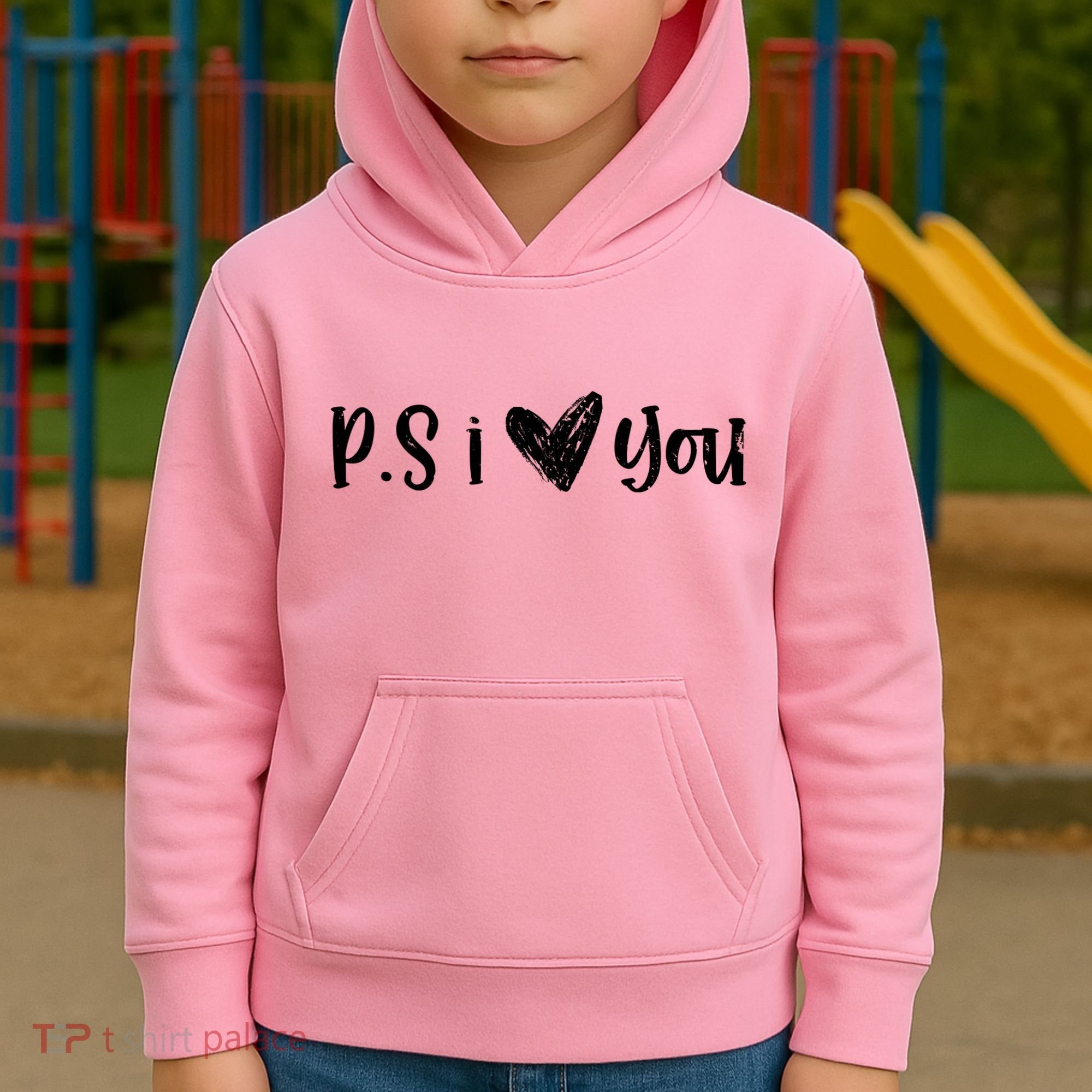 Ps I Love You Cute Gift Kids Hoodie