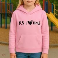 Ps I Love You Cute Gift Kids Hoodie thumb 3