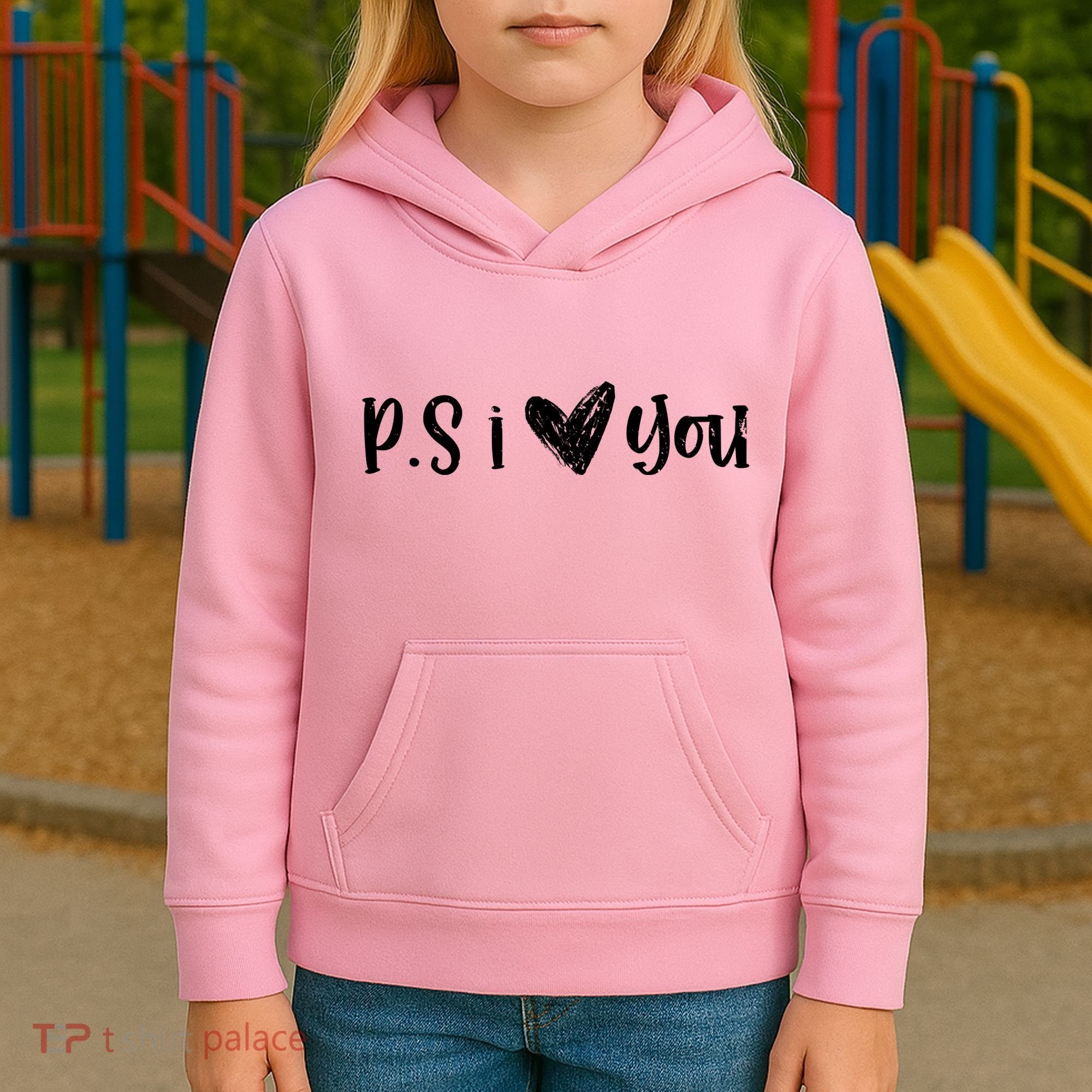Ps I Love You Cute Gift Kids Hoodie