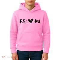 Ps I Love You Cute Gift Kids Hoodie thumb 4