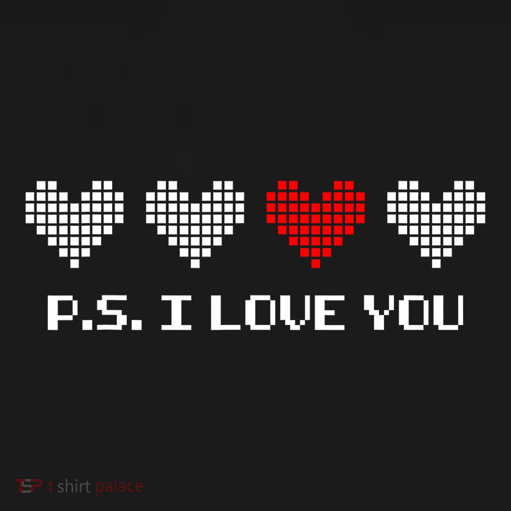 Ps I Love You Day ValentineS Day Purple Heart Sweatshirt